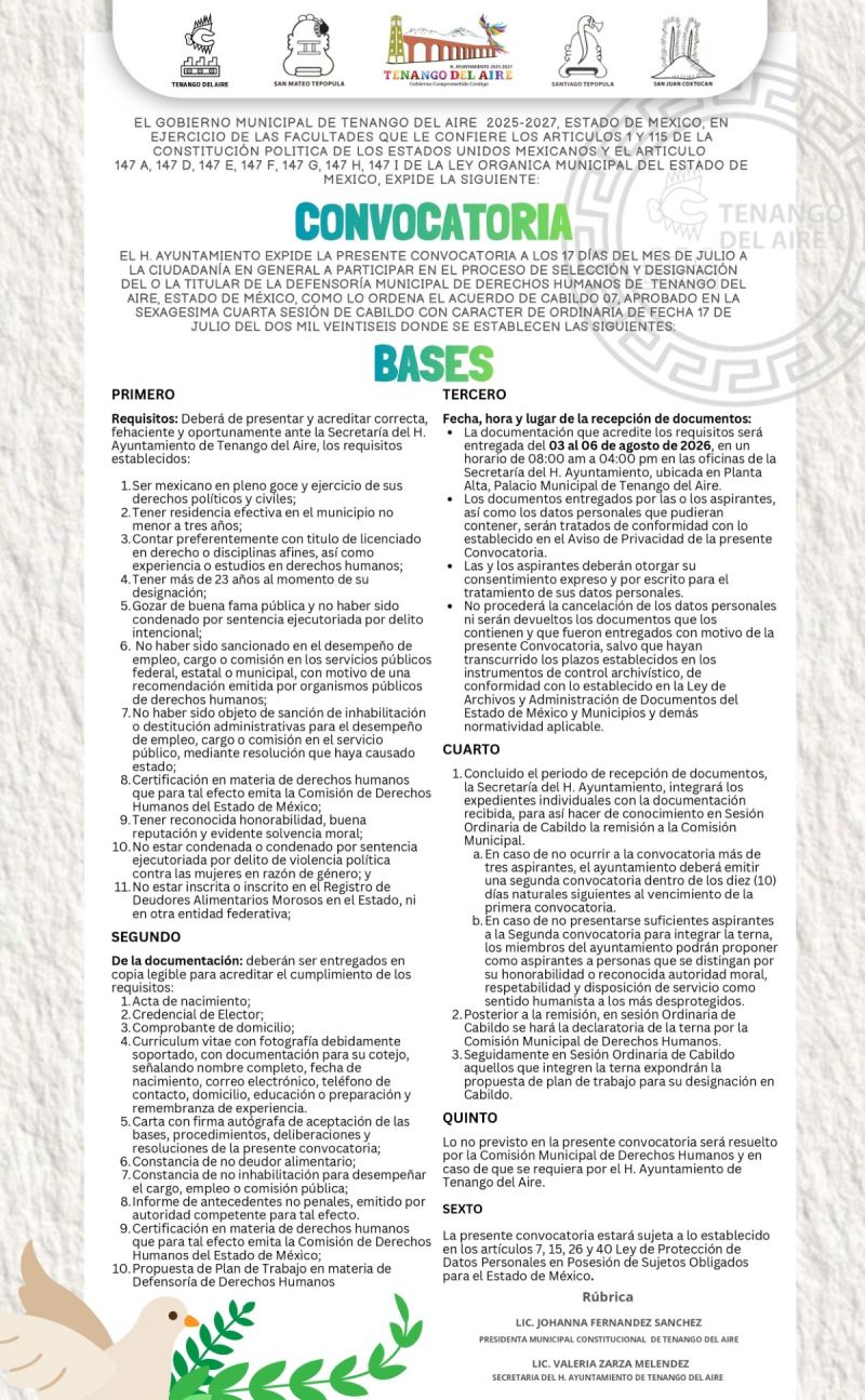 CONVOCATORIA